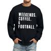 Men's Oversized Long Sleeve Crewneck Sweatshirt Casual Loose