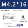 Yonglishang 410 Stainless Steel Phillips Pan Head Self-Drilling Screws