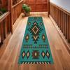 Long Carpet Runner for Corridor Southwest Indian Style Rug Home Decoration Long Strip Carpet Mat Rug Native American Pattern