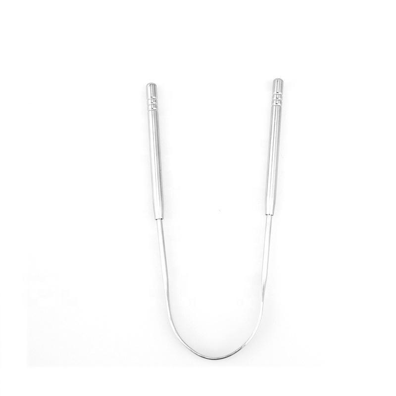 Professional Surgical Grade Stainless Steel Tongue Cleaners 304 Tongue Scraper