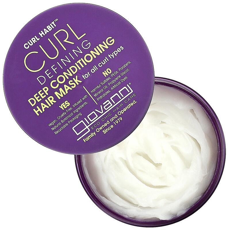 Curl Habit, Curl Defining Deep Conditioning Hair Mask, For All Curl Types, 10 Fl Oz (295 Ml)