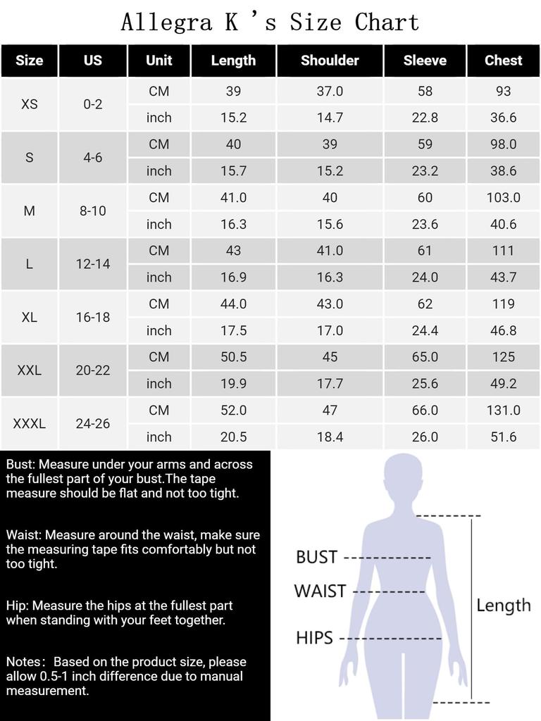 Allegra K Women's Classic Button-Down Denim Jacket, Black, Size M