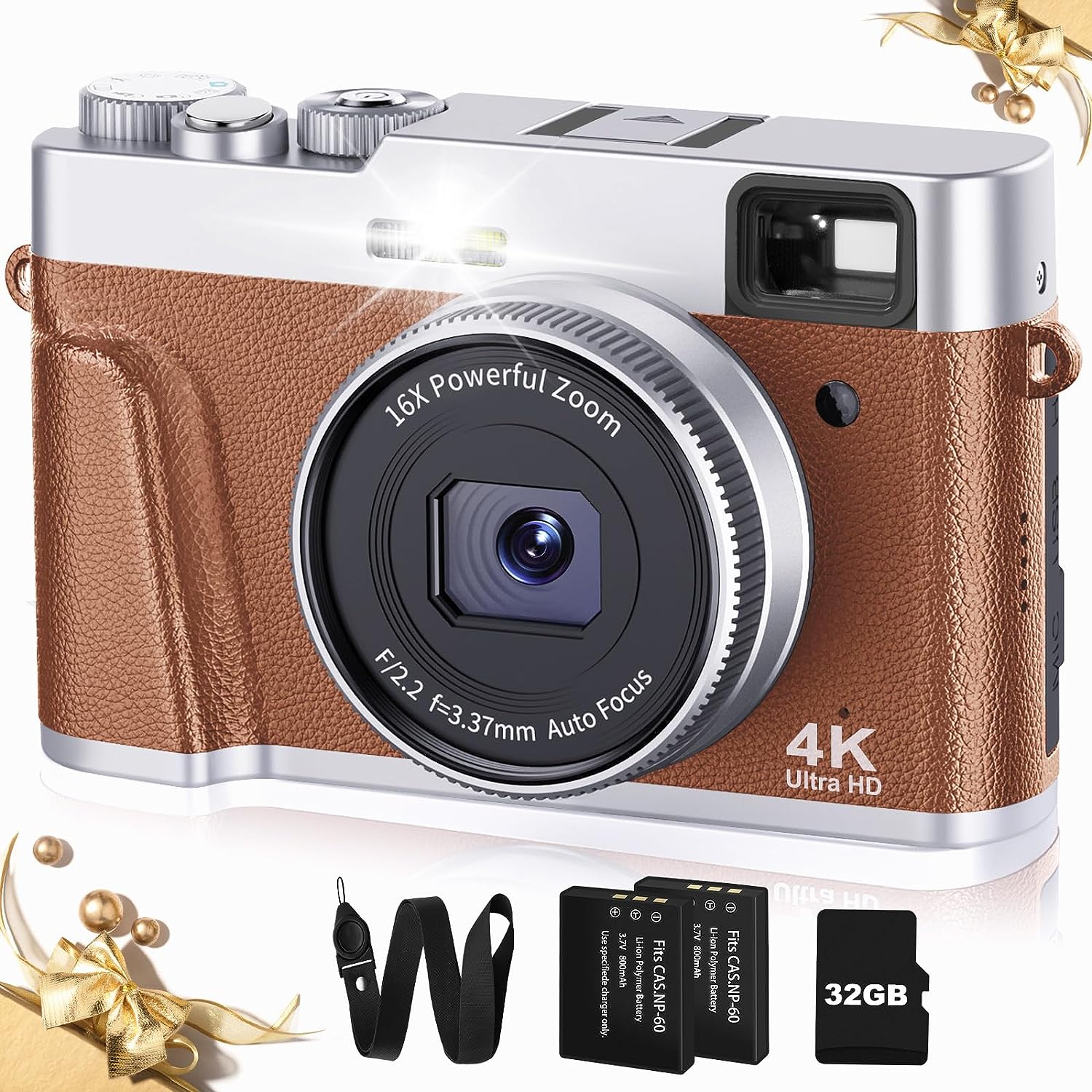 Cheap 4K Digital Camera for Photography, Autofocus 4K Camera with  Viewfinder 16X Anti-Shake Video Camera Vlogging Camera | Joom