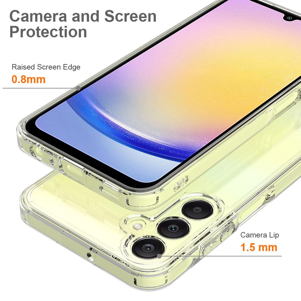 For Samsung Galaxy A16 5G/A16 4G Clear Phone Case TPU+Acrylic Shockproof Phone Back Cover