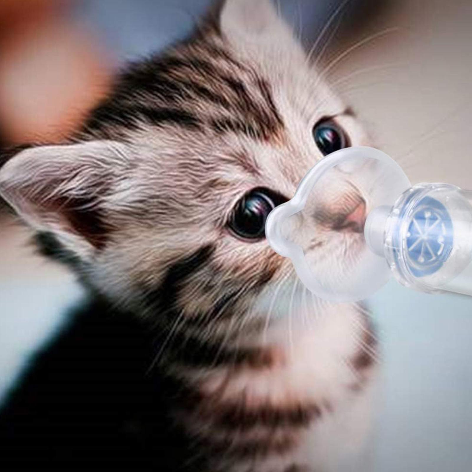 Cat/Dog Inhaler Spacer Effective Handheld Spacer with Low Resistance Inhalation Valve Light Weight Inhaler Chamber bianco
