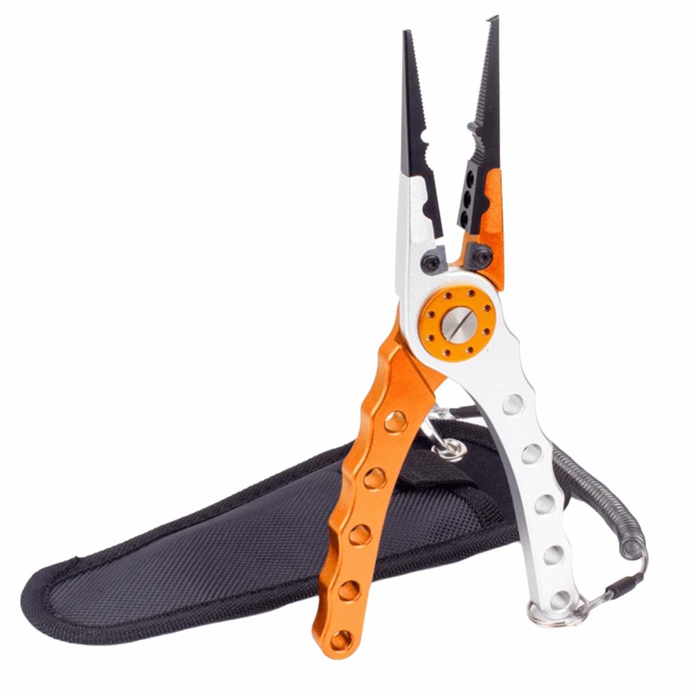 Anti Slip Fishing Pliers Aluminum Zinc Zinc Alloy Line Cutting Pliers Hook Remover Pliers Outdoor Fishing