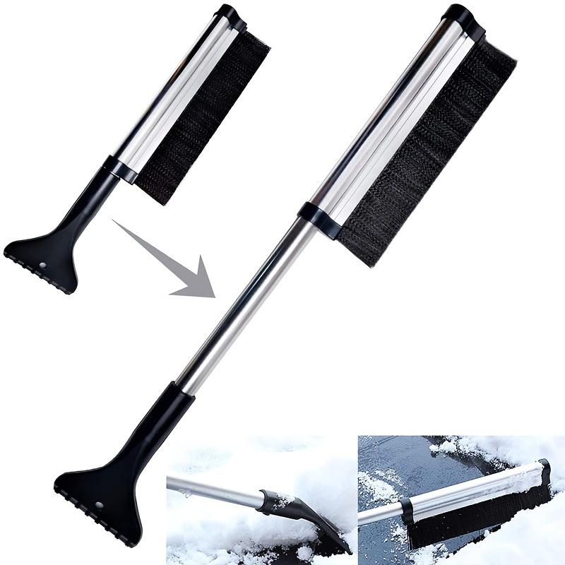 Car Windshield Wiper Snow Removal Brush Snow Shovel Extendable Aluminum Alloy Cleaning Tool Broom Cleaning Accessories