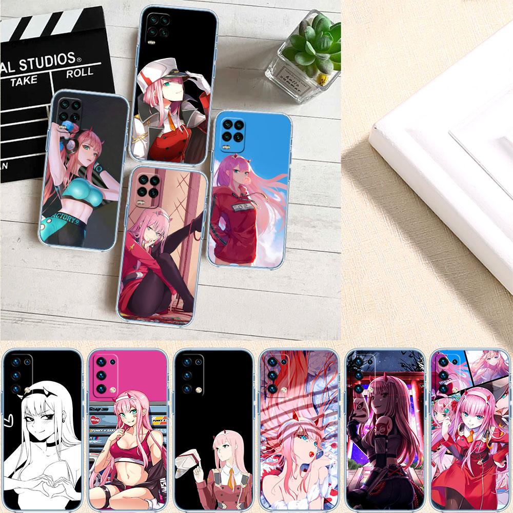 PP64 Zero Two Soft Shell Transparent Phone Case for Motorola Moto G7 G8 G9 G84 G85 G73 G24 G15 Z2 Play Power Plus