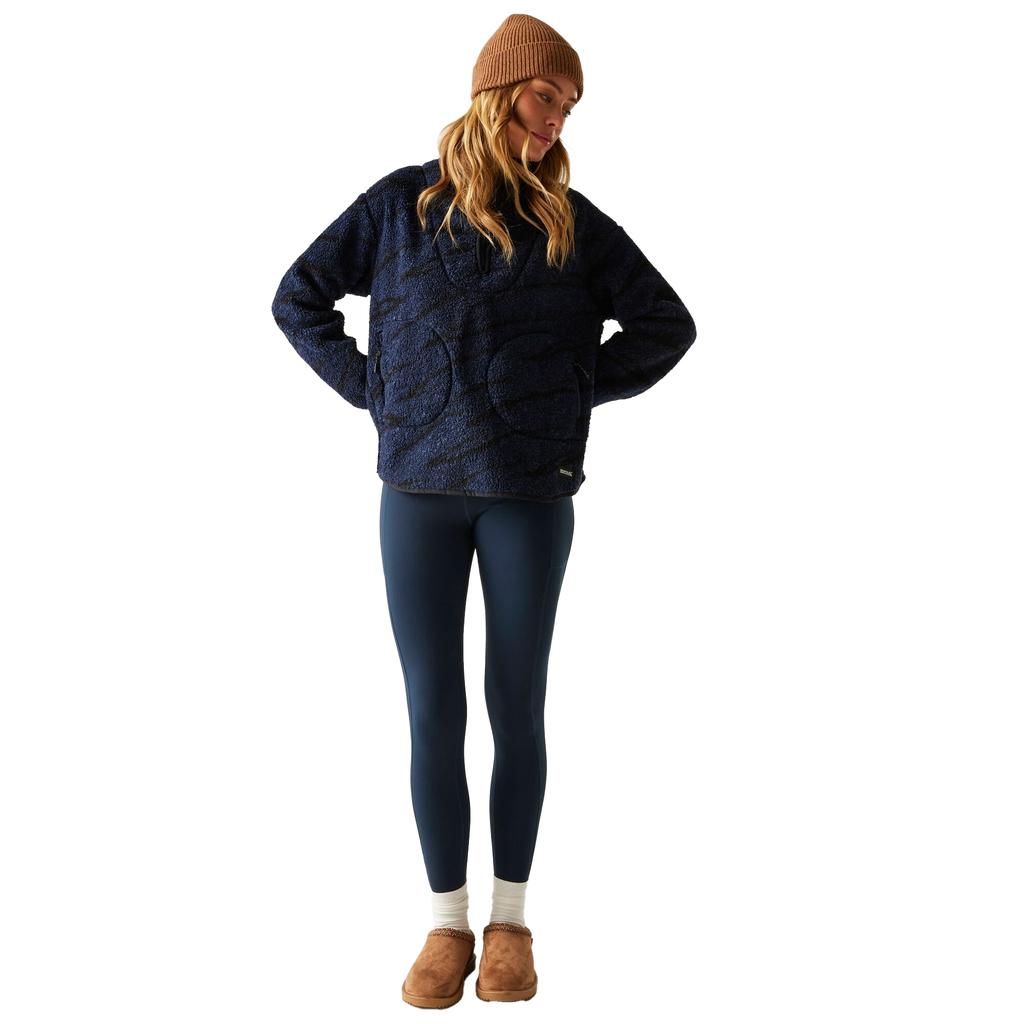 Regatta Womens/Ladies Frankie Abstract Borg Half Zip Fleece Jacket