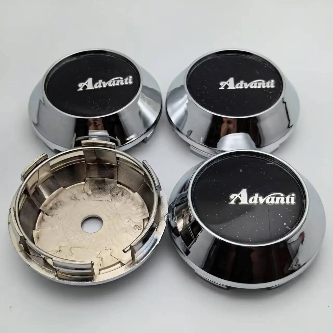 

4pcs 60mm 64mm 65mm 68mm 69mm Advanti Racing Car Wheel Center Cap Hubs Emblem Badge Rims Cover Car Styling Accessories Advanti Badge&4pcs 60mm High Caps