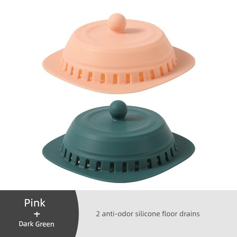 Floor Drain Anti-Odor Silicone Mat Toilet Odor Removal Sealing Cover Bathroom Sewer Anti-Odor Device