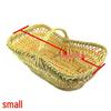 Handmade Small Bamboo Woven Basket for Fruits, Vegetables, Eggs, and Kitchen Storage