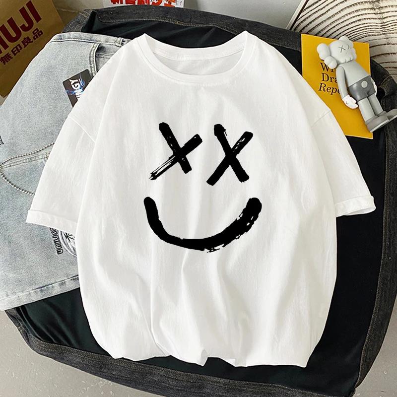 Funny Graphic T Shirts Women Creative Print Tops Female Y2K Summer Short Sleeve Tee Unisex Oversized Streetwear Tee Clothes