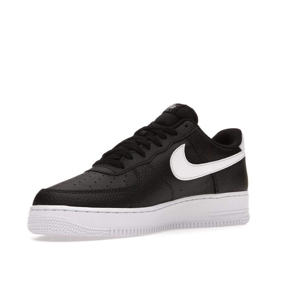 Nike Air Force 1 07 Black White Tumbled Men Sneakers CT2302-002