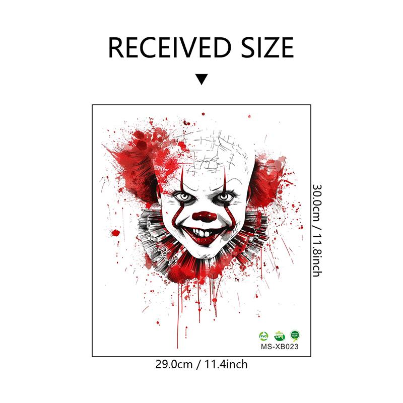 3D Floor Wall Stickers Scary Ghost Halloween Removable Interior Decoration Scary Atmosphere Bar Party Spooky Decoration Props