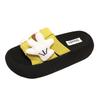 Fashion Versatile Casual Cartoon Cute Mickey One-word Slippers Women's 2025 Summer New Thick-bottomed Beach Cool Slippers