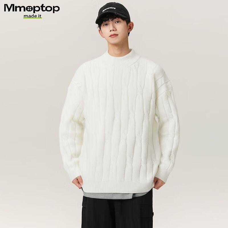 MMOPTOP Japanese Style Cable Knit Sweater