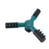Three way Spray Head 360 Degree Rotating Sprinkler Garden Irrigation (Dark Green)