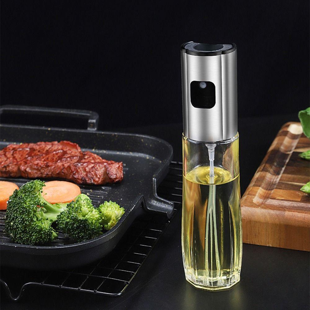 Fine Spray Glass Oil Sprayer Glass Oil Dispenser Bottle Kitchen Spray Container  Kitchen Gadgets