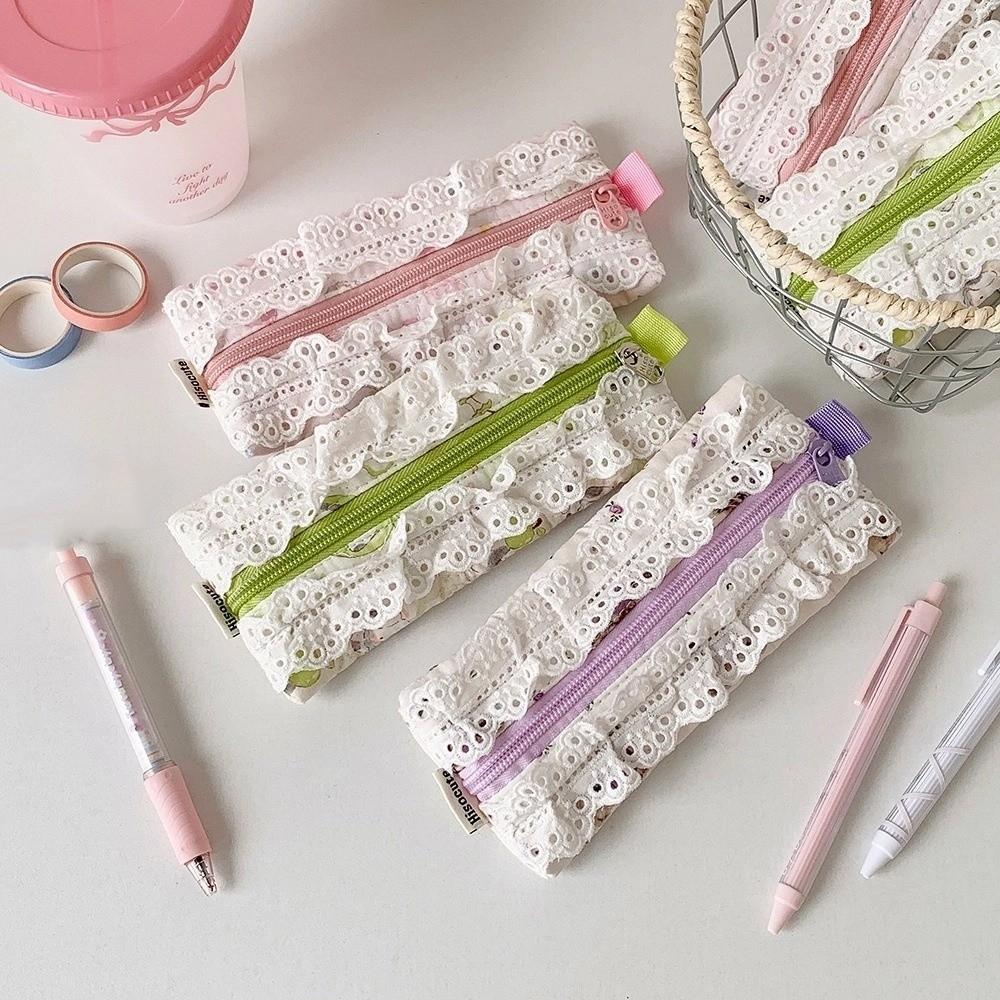 Sladká krajka Korejský styl Penál Mašle Mašlička Pouzdro na tužky Kawaii Mašle Taška na psací potřeby Student