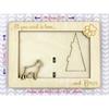 Boxer, German Boxer I – Photo frame, engraved wooden frame | Art-Dog