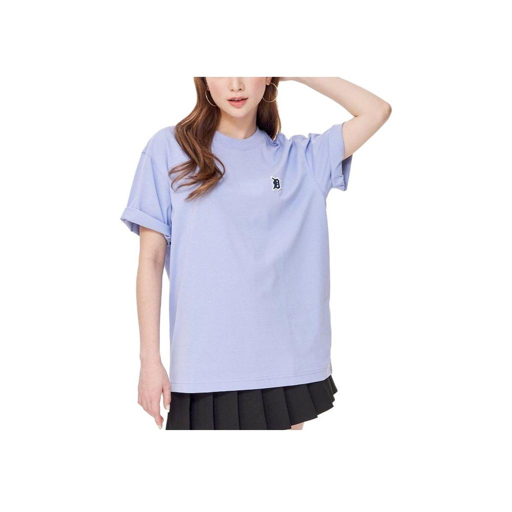 New MLB SS23 T Shirt Unisex Light Purple 3ATSB0233-46PPL