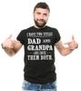 I Have Two Titles Dad And Grandpa And I Rock Them Both Shirt Father's Day Dad Unisex T-Shirt