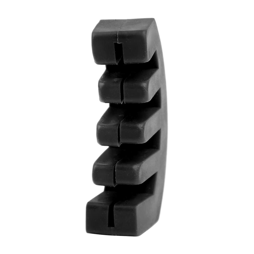 Violin Practice Mute Volume Reduction Rubber Violin Practice Mute for Beginner Music Lovers Black