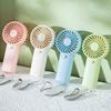 Small Fan Portable Handheld Fan with Safety Protective Cover Lightweight Mini Fan for Kids And Travel Easy Operation Cooling Device