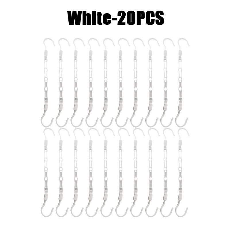 Space Saving Storage Hangers Multifunction Plastic Clothes Racks Rotary Organizer Hangers 5 Hole Magic Closet Wardrobe Organizer