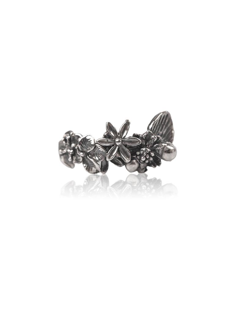 Xiann Flower Bouquet Oil Painting Ring