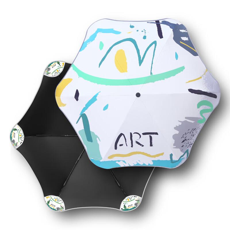 XU QING Manual Tri-fold Sun/Rain Umbrella