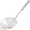 Stainless Steel Colander for Scooping Dumplings and Noodles - Deep-Fried Double Hook Kitchen Strainer