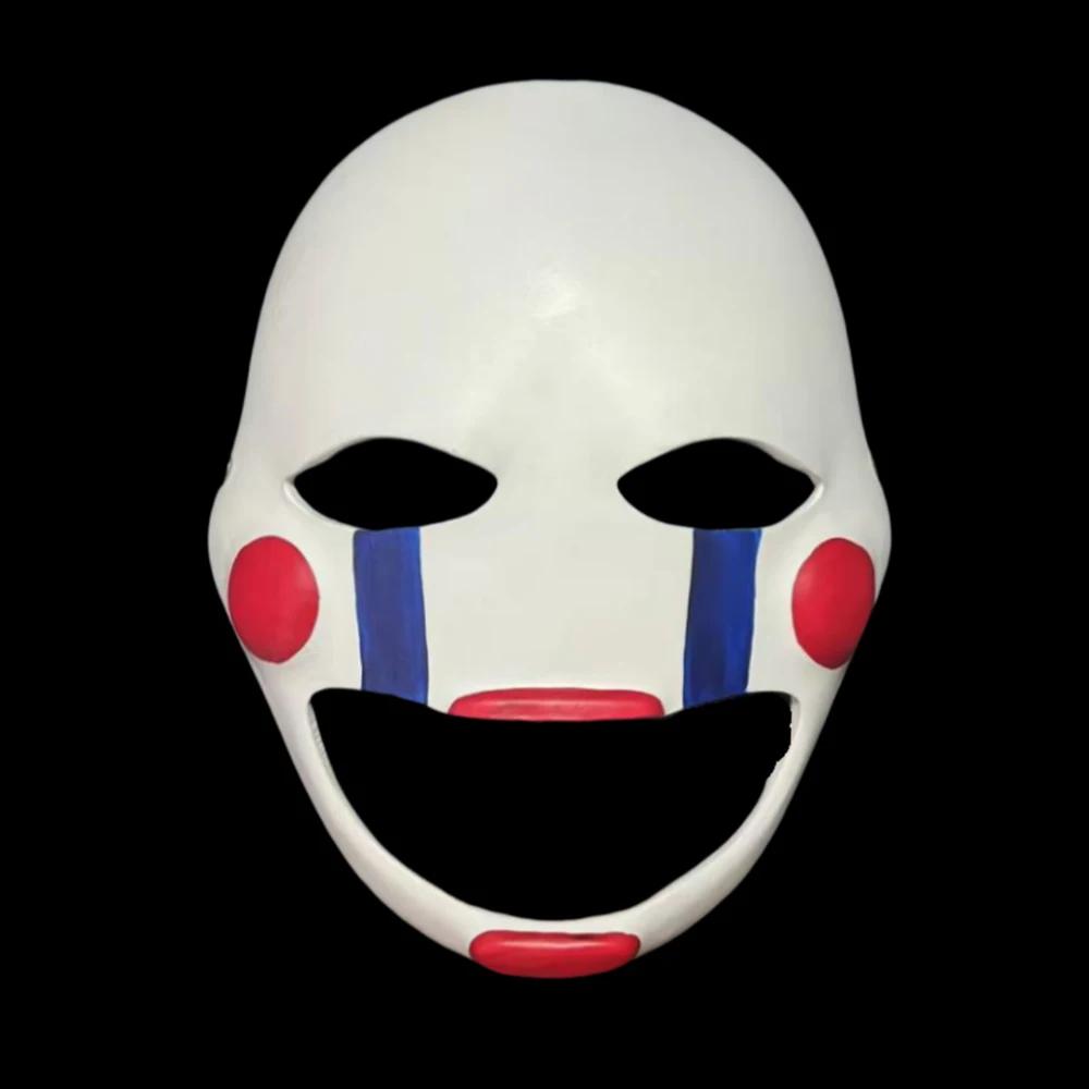 Halloween Die Puppenmaske Rotes Blaues Gesicht Boutique Harz Clown Joker Masken Five Nights Horror Cosplay Requisite Party Sammelobjekt Dekorieren