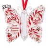 Feiertagsparty Hängende Dekoration Schmetterling Bargeldgeschenk-Schmuckstück, Weihnachts-Geldhalter mit Acryl Festlichem Druck, Baumanhänger für Überraschungsgeschenke,