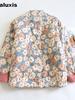 Handmade Pure Cotton Floral Winter Fleece Jacket Women's Chinese Style Retro Thick Outerwear New Arrival