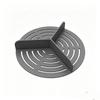 Silicone Triangle Separator For Air Fryer, Bowl Liner Accessory, Fits Most Round Silicone Bowls, Zone Separation To Prevent