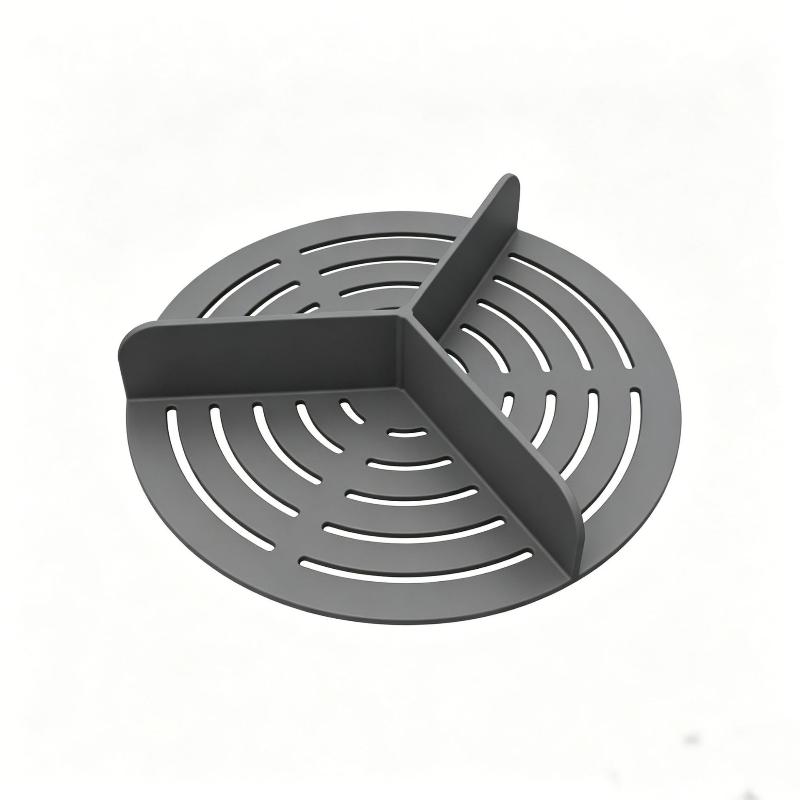 Silicone Triangle Separator For Air Fryer, Bowl Liner Accessory, Fits Most Round Silicone Bowls, Zone Separation To Prevent