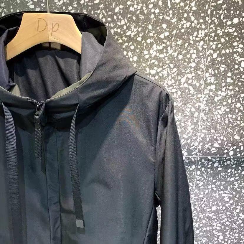 Men's Trendy Korean-Style Slim Hooded Workwear Jacket - 2023 Autumn Collection