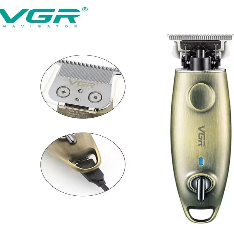 New Hair Salon Hair Clipper Barber Shop Dedicated Rechargeable High-power Stainless Steel Waterproof Men's Professional Electric Hair Clipper