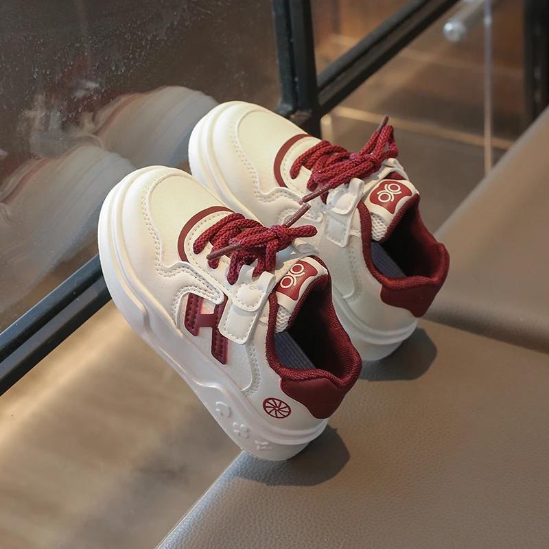 Children Casual Shoes for Girls Boys Fashion Korean Style 2025 Spring Autumn New Soft Bottom Anti-slippery Versatile Baby Shoes
