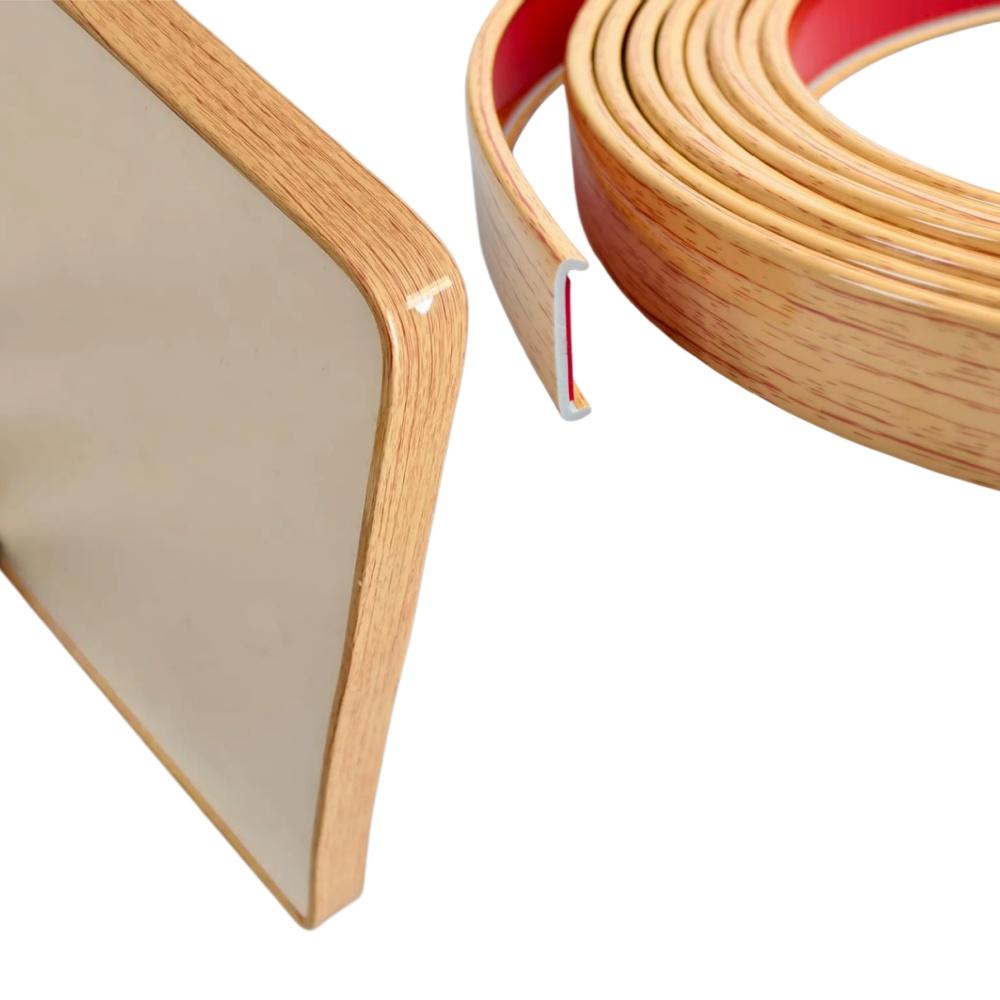 1 Rouleau 5 Mètres Protection d'Angle Adhésive en Forme de U, Bande de Chant décoration de bord, Convient pour Étagères et Meubles