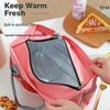 Koreanischer Stil Große Kapazität Isolierte Lunchtasche – Mehrere Taschen und Tragbar für die Arbeit oder den Außenbereich