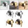 Buffet Server Built-in Damping 6L Solid Water Saucepan Fuel Holders for Wedding Hotel Dining Room