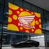 Motorcycle For HONDA Premium Flag 120g Polyester Eco Friendly Print Waterproof Wear Resistant Home Party Decor Banner TV7