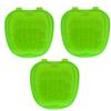 Boîte de rangement pour prothèses dentaires en forme de pomme Boîte de rangement dentaire pour fausses dents avec conteneur suspendu