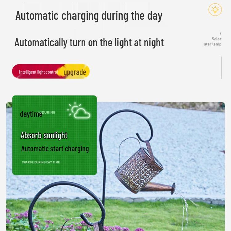 Waterproof Solar Hanging Light for Garden and Lawn Decor