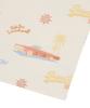 Syupeodeulai Street Surfer Pattern T-Shirt Cream