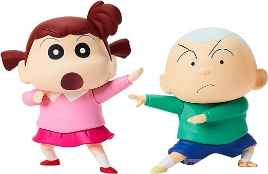 

New Dimension! Kasukabe Defense Force Vol.3 Nene-chan and Masao-kun Figures (Set of 2)