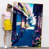 Anime Japanese Street Landscape Poster Prints For Living Room Home Decor Abstract Scenery Canvas Painting Wall Art Aesthetic